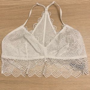 Aerie White Lace Bralette